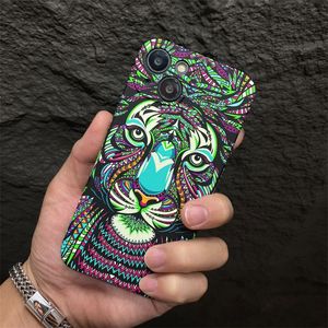 Fashion Tiger iPhone 13 Chase Case iPhone12 PROMAX Embessed Luminous для 11 Pro 7 8 Plus xr x x Chase Case