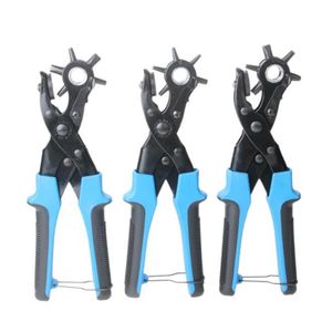 Belts Puncher For Belt Revolving Leather Punch Plier Hole Tool Saddle Watch Bands Strap Shoe Fabric Paper Working Leathercraft