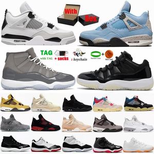Wholesale purple boxes for sale - Group buy 4 Mens Basketball Shoes University Blue Military Black Cat White Oreo Low Legend Sail Bred s Sneakers s Cool Grey Shimmer Lightning Women Sports Trainers