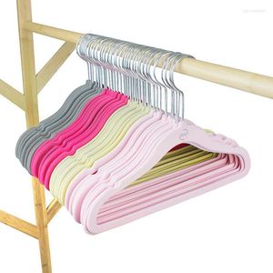 Hangers Racks 10 PCs/Los 30 cm Flocken für Kinder Nicht-Schlupf-Kinderkleidung Kleiderbügel Baby Schrank Aufbewahrung