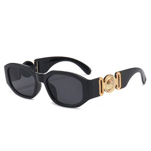Okulary Klasyczne Klasyczne Retro Męskie I Damskie Kwadratowe Okulary przeciwsłoneczne Spersonalizowane Metal Avatar Dekoracji Małe Prostokątne Okulary UV400