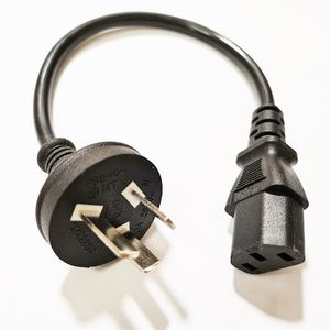 Силовая адаптер шнур, SAA Australia 3PIN мужской вилки до IEC 320 C13 Женский кабель с электроприводом около 30 см/2 шт.
