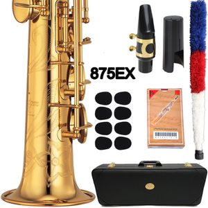 Peça De Saxofone venda por atacado-Novo saxofone MFC soprano Ex Profissional Soprano Sax personalizado ex