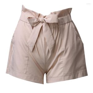 Pantaloncini da donna 2022 Fashion Women Summer Sexy Style Lace Up Casual Vita alta1