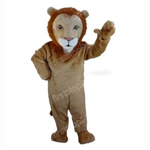 Halloween African Lion Mascot Costume simulation Cartoon Anime theme character Adults Size Christmas Outdoor Advertising Outfit Suit