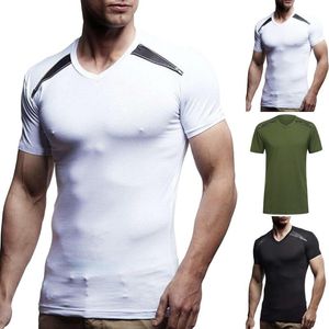 Camisetas casuales para hombres camiseta de verano para hombres de manga corta de manga corta músculo top básico top con cremallera para hombres largas camisetas