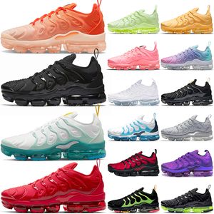 TN plus max air running shoes Triple Black Psychic Pink All Red Cool Grey Atlanta Olive Noble tns mens womens outdoor sports trainers sneakers oversize 36-47