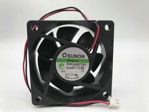 Бесплатный грузовой фанат Sunon 6025 KDE2406PTB3 24V 2,4W 6 см. Частотный преобразователь DC Fan