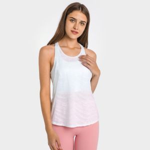 LU LU LEMONS Yoga Fiess Vest Abbigliamento Sportivo Falso in due pezzi con pettorale Bella schiena traspirante Casu Sling Bra Donna