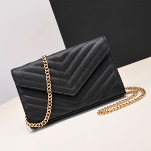 Женская сумка-кошелек, оригинальная коробка, натуральная кожа, высокое качество, женская цепочка через плечо