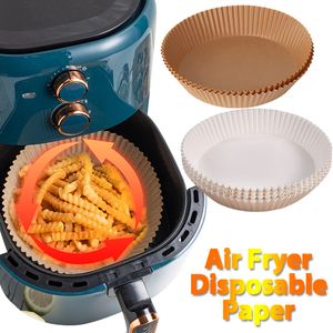 25pcs/Set Kitchen Air Fryer Paper Specjalny papier powietrzny Akcesoria Papier do pieczenia oleju do domowego grilla Talerz Grilla Piekarnik Frytar