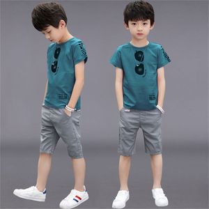 Teen Jungen Kleidung Sets Sommer Kleidung Casual Outfit Kinder Trainingsanzug Für Sport Anzug Kinder 6 8 9 10 12 jahr 220620