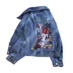 Women's Jackets Ladies Denim Jacket 2022 Spring And Autumn Korean Loose Winter All-match Casual Bf Wind