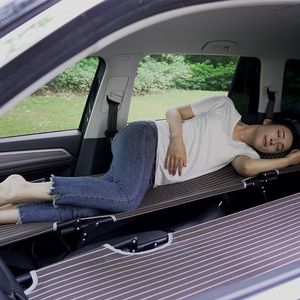 Altri accessori interni Letto per pisolino per auto Non gonfiabile Sedile posteriore generale Pieghevole in legno da viaggio Copilota Sleeper Portatile Comodo SleepOth