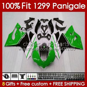 OEM Body for Ducati Panigale 959 1299 S R 959R 1299R 15-18 Bodywork 140NO.25 959-1299 959S 1299S 15 16 17 18 Ramka 2015 2016 2017 Forma wtryskowa Foring Green Stock Blk