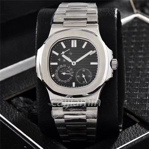 caijiamin - Mens Mechanical automatic Watch All Stainless Steel 2813 Mechanical Movement 40mm Dial Watches Energy storage watch