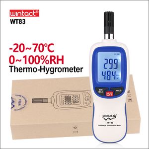 Handheld Digital Temperaturer pirometr Prometr Miernik Indore na zewnątrz mini higrometr stacji pogodowy kontroler WT83