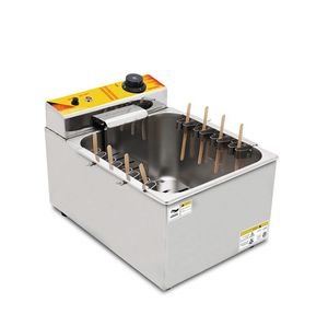 Equipamento de processamento de alimentos Fritar o forno queijo de cachorro -quente máquina explodindo pasta de queijo bastão de desenho de arame