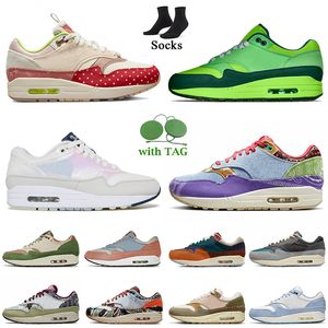 Wholesale 2023 New 1 Running Shoes With Socks Patta 1s 87 Oregon Ducks PRM Bests Friend Light Madder Root Concepts Kasina Won Ang Orange Women Mens Trainers