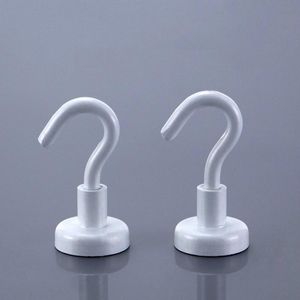 Hooks & Rails 1pcs Suction Wall Magnetic Powerful Hook Magnet Holder 10kg Support Hardware Tool