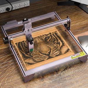 Skrivare A5 Pro Laser Engraver Cutter 40W Desktop Metal Wood Akryl Cutting Gravering Machine CNC Router Compress Spotprints Roge22