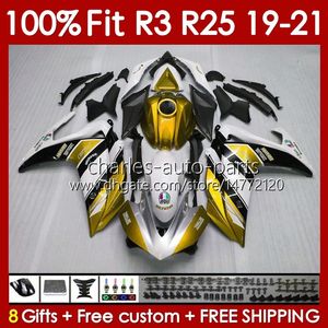 OEM-Verkleidungsset für Yamaha YZF-R3 YZF-R25 YZFR3 YZFR25 19–21 Karosserie 141Nr