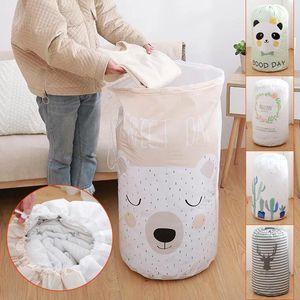 Clothing & Wardrobe Storage Foldable Bag Large Capacity Cup Toy Organizer Drawstring Pocket Oxford Cloth Household Waterproof Dirty Clothes