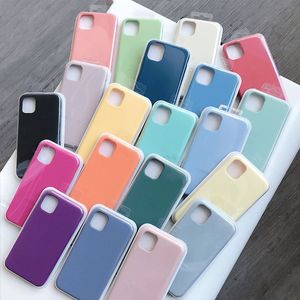 Partihandel Anpassa logotyp Liquid Silicone Telefonfodral för iPhone 14Plus 13 14 Pro Max 12 Mini 11 XR XS 8 7P foderfluff Super Scratch -Proof Luxury Original Quality Cover