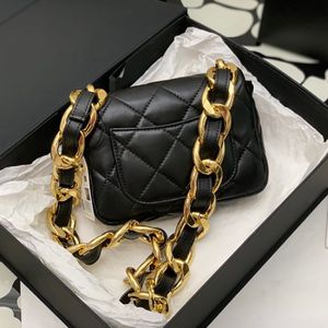 Designer MINI Flap Bag 10A Mirror quality Sheepskin Crossbody Bags Luxuries Chains Shoulder Bag With Box C055