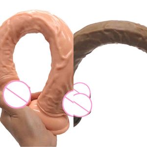 NXY Dildos Super Long Large 40 cm Stallion Simulated Penis Female Plug Vaginal Massage False 220601