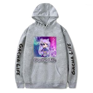 Felpe con cappuccio da uomo Felpe con cappuccio Gacha Life Felpa con cappuccio da uomo/donna unisex moda streetwear ragazze manica lunga anime pullover oversize a