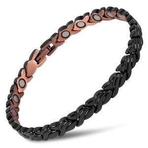 Wholesale pure copper chain resale online - Chains Pure Copper Bracelet For Women Healing Magnetic Therapy Relieve Arthri amOhb