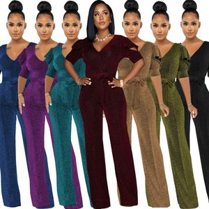 Fashion tube top backless Women's Jumpsuits & Rompers Hot sexy Style Super stretch wide legs Women 2023 summer Outfits Woman jumpsuit pants clothes 10881