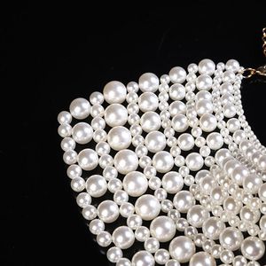 ペンダントネックレスの模倣真珠ネックレスママ/妻/姉妹の花嫁介添人のためのシミュレートされた白い真珠
