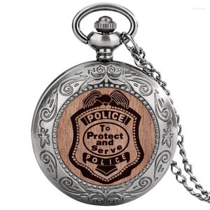 Pocket Watches Men Women'Quartz Watch Dechlace Com Logo Americano Walnut Small Wood Chip Chain Slim Chain de alto grau Pingente