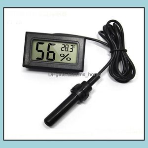 Instrumenty temperatury Analiza pomiaru Office Business Industrial Mini Digital LCD termometr higrom dhong