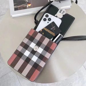 Lindas bolsas de telefone de couro capas de luxo bolsa crossbody de alta qualidade para iPhone 15 14 13 12 11 16 17 18 Pro Max X Xs 8 7 Samsung S23 S22 S21 S20 S24 S25 Plus Ultra Universal