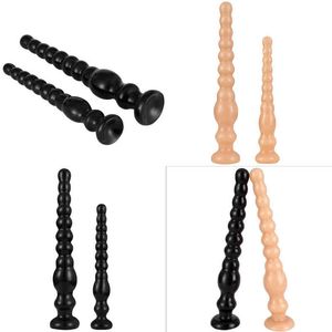 NXY anal Toys Soft Men s and Women s Backyard Masturbator Chrysanthemum Massage Anal Plug Fun Pull Bead Products 220519