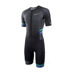 Rennsets Tri-Fit Triathlonanzug Lässige Pro-Team-Bekleidung Radfahren Skinsuit Laufen Speedsuit Schwimmoverall Bekleidung Fahrrad-KitsRacing