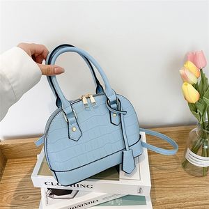 Borsa a conchiglia portatile modello Outlet Stone 2022 estate nuovo stile semplice fionda monospalla da donna Sale_V7XD