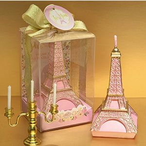 Candle Holders Birthday Party Eiffel Tower Utenciles Candles Marry Craft 8cm High Child Gift Cake Decoration LG004Candle HoldersCandle