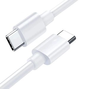 1M 2M snabb laddningskablar 20W Typ C till Type-C PD USB-C CABLE CORD LINE för Samsung Galaxy S20 S21 S22 Obs 10 HTC LG Xiaomi Huawei