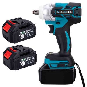 21V Electric Impact Wrench Brushless Wrenchs Cordless With Li-ion Battery Hand Drill Installation Power Tools H220510336c