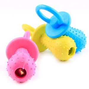 9cmx3.7cm TPR Pacifier Pacifier Dog Thette Thenth Toy Interactive Yeet