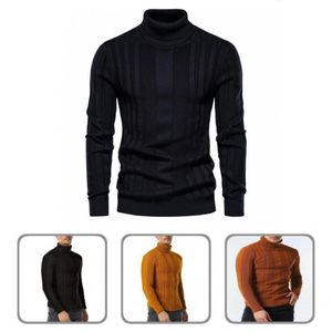 Men's Sweaters Lightweight Practical Men Acrylic Fiber Pullover Sweater Colorfast Elastic For WinterMen's