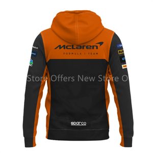 F1 Mclaren Hoodie Formula One Team Racing Car 3d Gulf Printing Men Women Fashion Zipper Sweater Kids Jacket Spring Coat6TT1