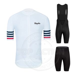 Summer Ralvpha Cycling Jersey Short Sleeve Set Maillot Ropa Ciclismo Breattable Quickdrry Bike Clothing Mtb Cycle Clothes 220601