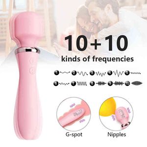 NXY Vibrators Silicone Personlig Pocket Body G Spot Pussy Clitoris Magic Av Wand Massager Par Njut av Vuxen Sexleksaker Kvinnor Vibrator 0411