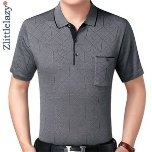 Real Pocket Bodybuilding Short Sleeve Polo Shirt Men Argyle Polos Summer Pol Tee Shirts Mens Dress Poloshirt Jersey 6511 220402