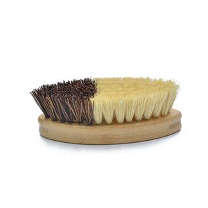 Natural Bamboo Sisal Fruits and Vegetable Brush Tools Scrubber Kitchen Potatoes Corn Carrots Cleaning Brushes